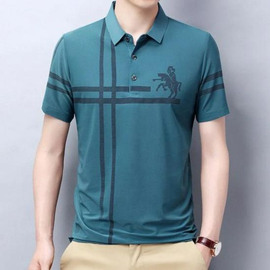 Men's Fleece-Lined Two-Piece Shirt Collar Sweater for Middle-Aged & Elderly