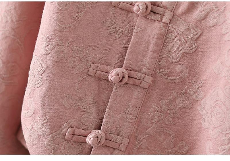 Women's Retro Chinese-Style Embroidered Cardigan with Frog Buttons