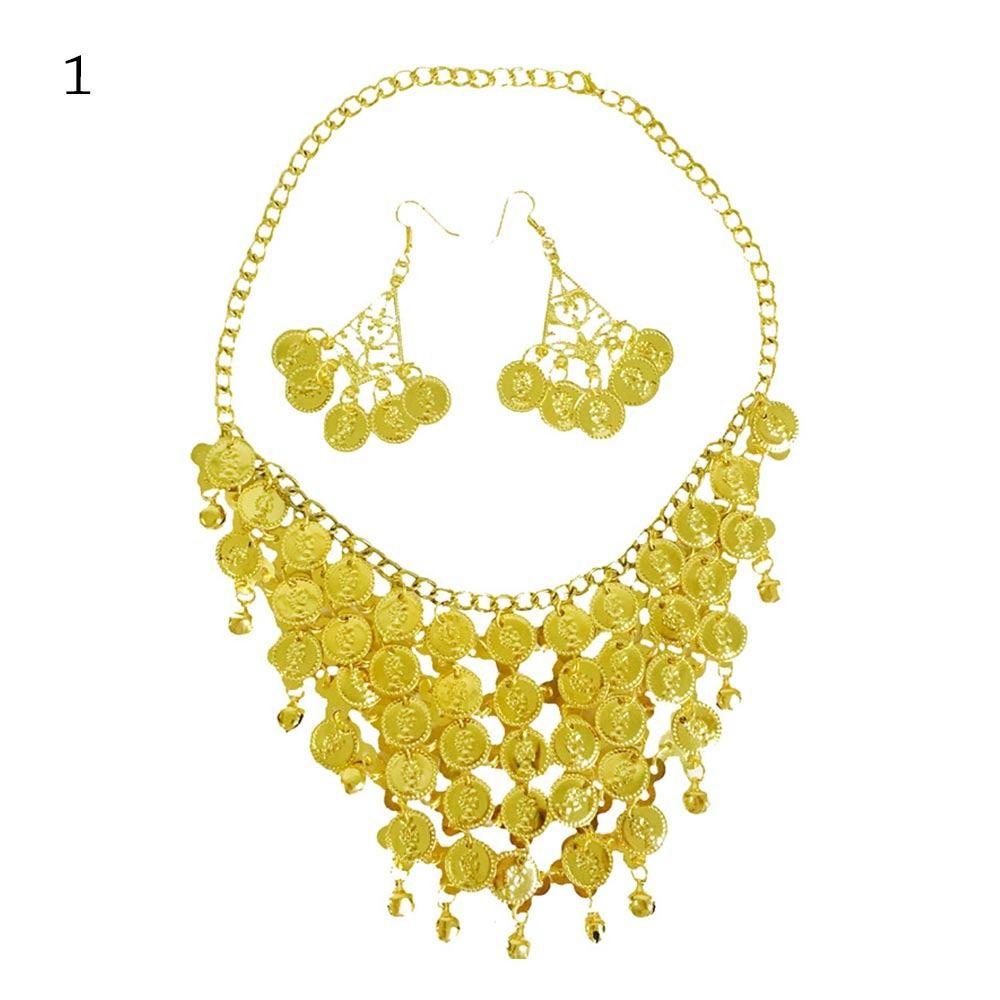 Vintage Κολιέ Ινδικά Σκουλαρίκια Αξεσουάρ Κοστουμιού Αξεσουάρ Μαλλιών Γυναικεία