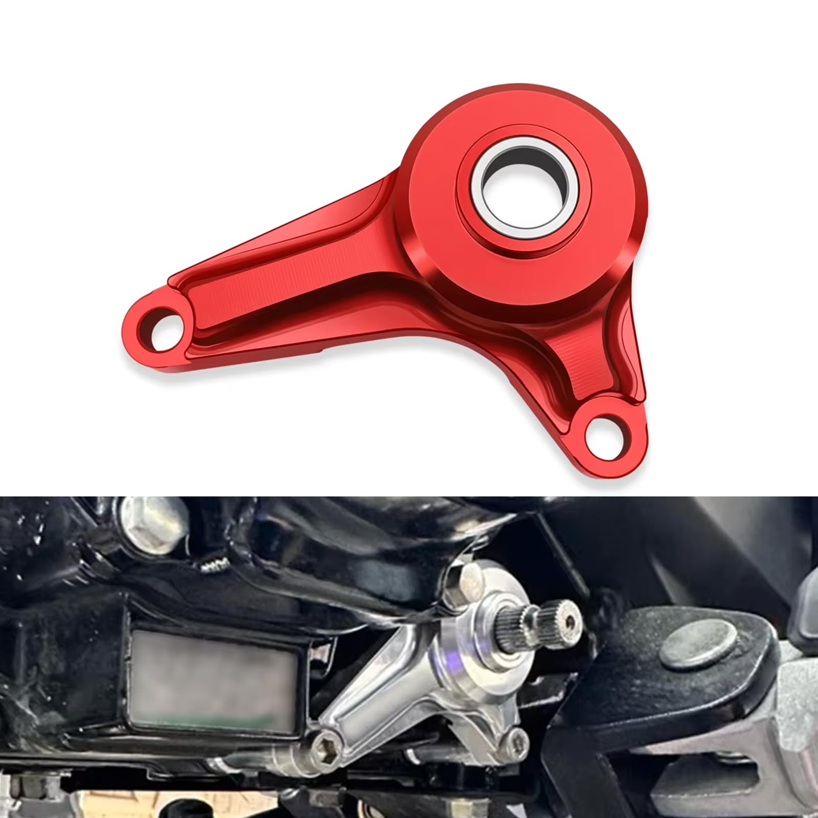 

Мотоциклетные аксессуары для модификации Кронштейн переключения передач Стабилизатор переключения передач Алюминиевый сплав с ЧПУ Стабилизатор передач красный