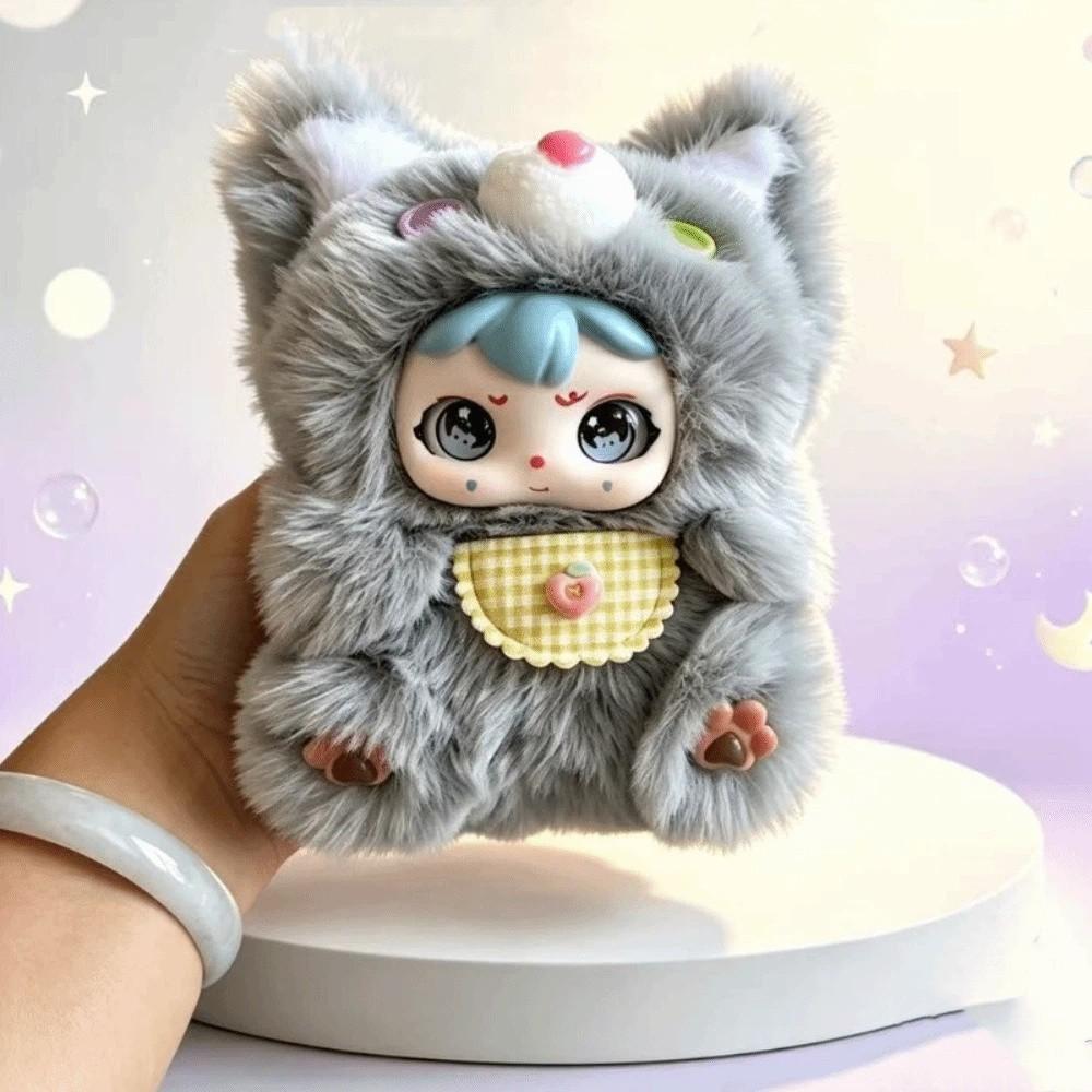Hangings Decoration Vinyl Face Plush Toys Stuffed Animal Plush Forest Doll Bag Charm