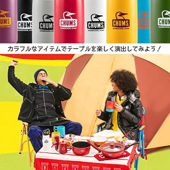 CHUMS Camper Stainless Steel Bottle, 320ml, Black, CH62-1409-K001-00