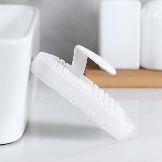 Sponge Scrubber Ergonomic Anti-Slip Handle Stubborn Dirt Removal Cleaning Tool Efficient Cleaning Accessory