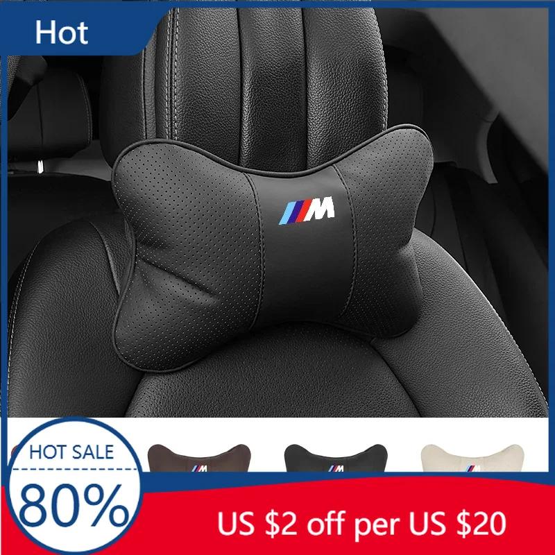 New Car Styling Headrest Lumbar Neck Pillow Waist Cushion Backrest For BMW M1 M2 M3 X3M X4M X5M X6M X1 X7 E30 E90 E84 E83 F