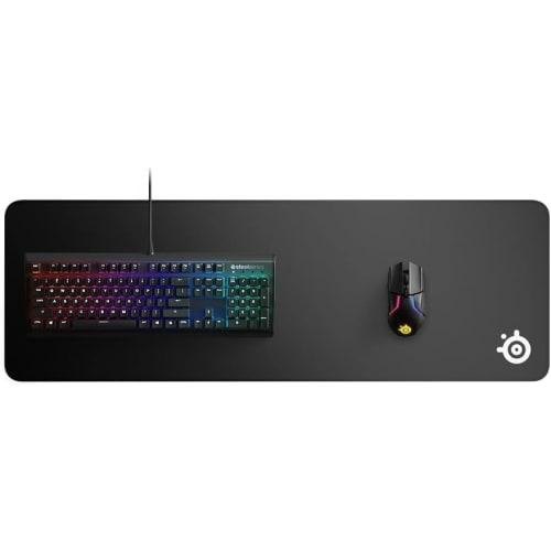 SteelSeries Gaming Mouse Pad Large Stitched Non-Slip Rubber Base 90cm X 30cm X 0.2cm QcK Edge XL 63824