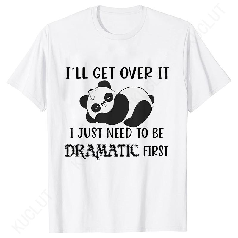 Women T-Shirt Sleepy Lazy Cow Graphic Y2k Tops Funny Dramatic Animal Print Shirt Summer Short Sleeve Tee Vintage Female Clothing