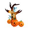 Inflatables Scary Tree with Ghost and Pumpkin Lighted Blow Up Haunted Tree Yard Decor for Home Lawn Garden