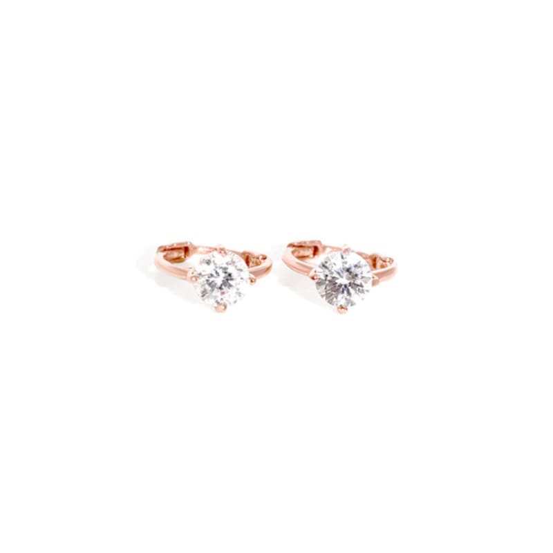 MAYBETOI 14k Cubic Pearl One-Touch Earrings (2 Types)