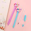 Back to school season 10pcs 0.5mm creative Unicorn styling neutral pen Cartoon pony water-based pen Simple animal signature pen School supplies