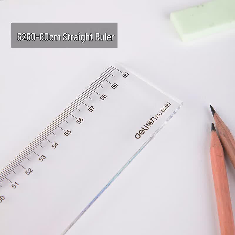 Deli 60cm Plastic Ruler