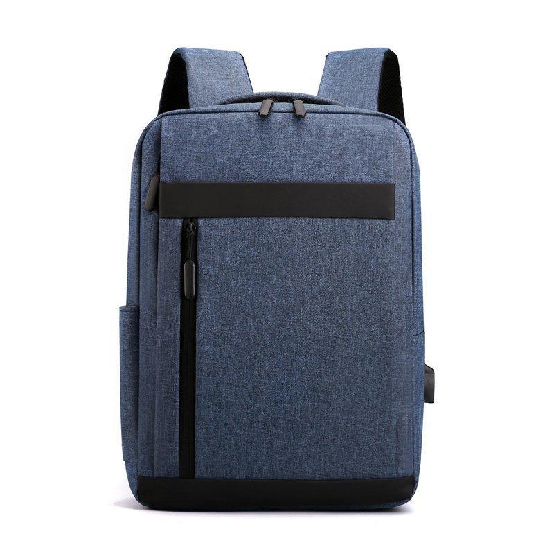 Backpack Usb Charging Backpack Men'S Large Capacity Business Computer Bag Casual Light School Bag Printing