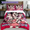 3pcs Duvet Cover Set (1*Duvet Cover + 2*Pillowcase, Without Core), Winx Club Print Bedding Set, Bedroom Decor, All‑Season, Gift