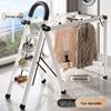 Multifunctional Folding Carbon Steel Ladder and Clothes Drying Rack