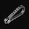 Mini Titanium Alloy Simple Keychain Connection Key Ring Quick-hang Buckle Simple Clasp Horseshoe Hanging Buckle Keyring EDC Tool