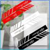 2Pcs Car Stripe Stickers Rearview Mirror Reflective Decals Decoration For Alfa Romeo 147 159 156 Giulietta Giulia Mito Spider Alpha Nheadrest