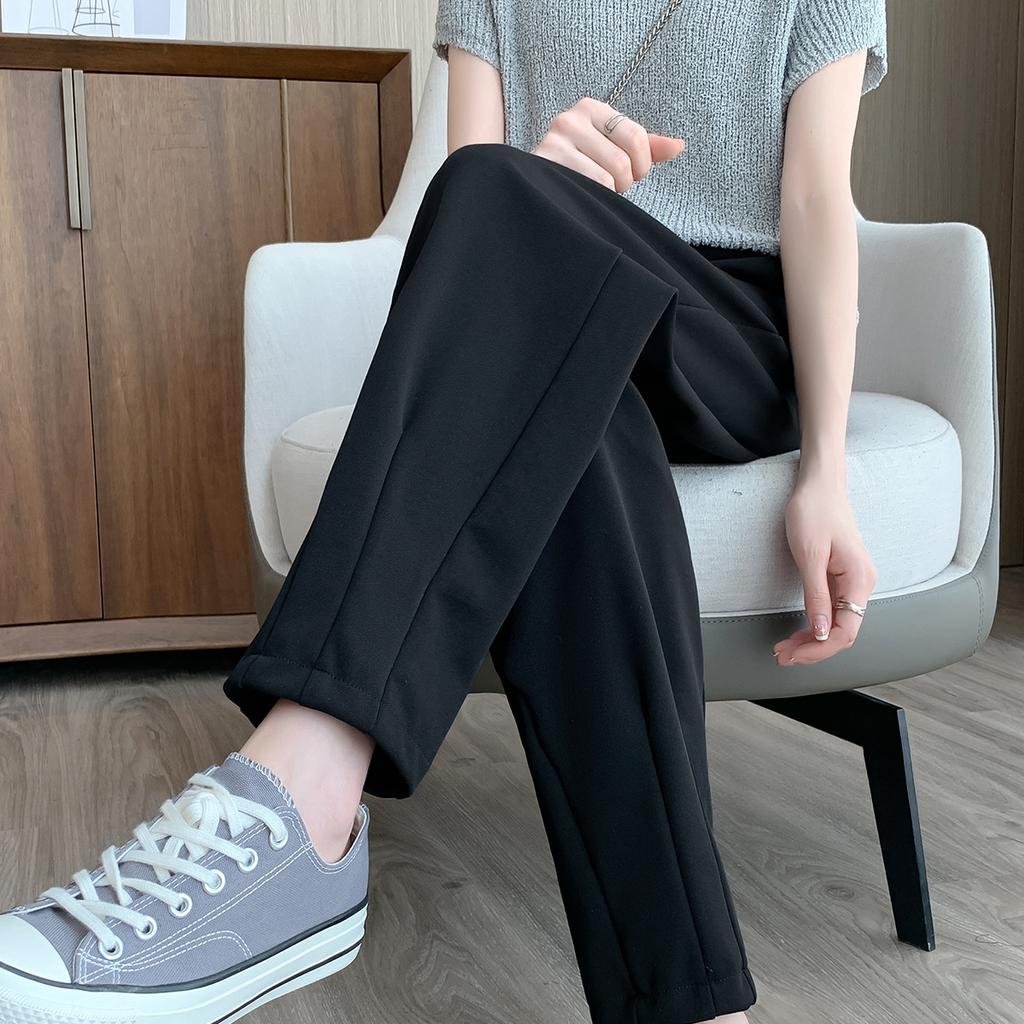 Elastic Waist Harem Pants for Women In Spring and Summer New Loose Slim Daddy Carrot Pants Small High-waisted Casual Pants