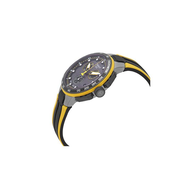 Tissot Reloj de Cuarzo Colección Race para Hombre Reloj 43mm Esfera Negra Caja de Acero Inoxidable T111.417.37.057.00