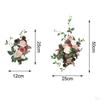 2 Pack Wedding Arch Floral Swag with Artificial Blooms for Home And Event
