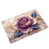 Floral Cross-Border Doormat: Dirt-Resistant, Easy-Clean Doorway Pad for Dust Removal