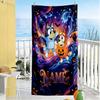 Halloween Night Adventure Customized Name Beach Towel Super Soft Microfiber Quickdry Fabric