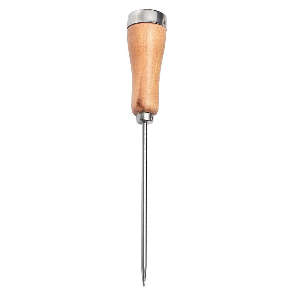 Select Wood Handle Ice Pick,Stainless Steel Ice Breaking Tool with Wooden Handle,Practical Ice Crusher,Great Ice