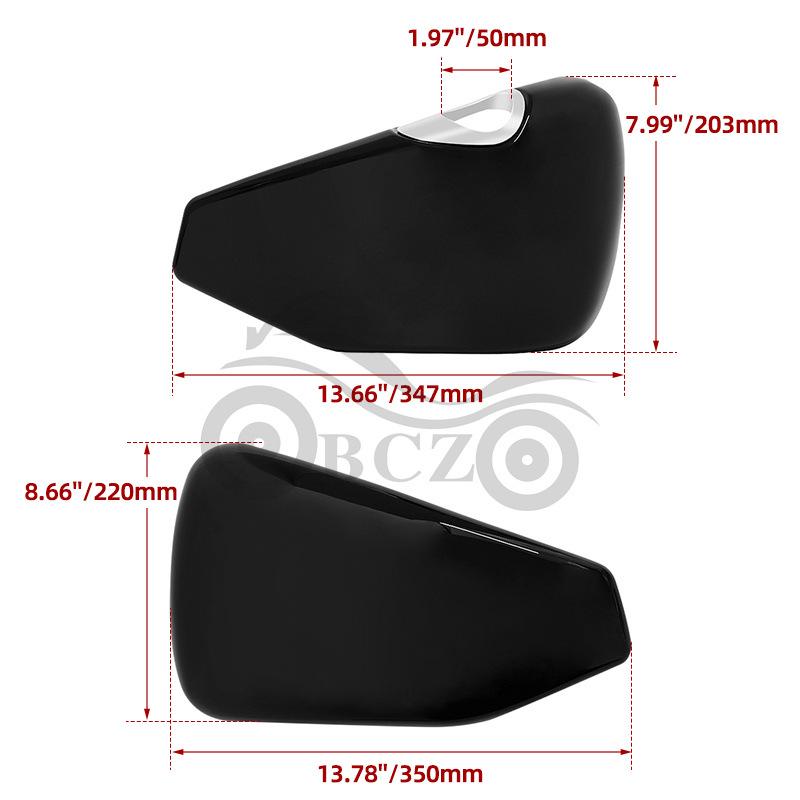 Harley XL1200/883 X48 Modified ABS Battery Side Covers (2014-2022)