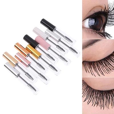 10Ml Empty Matte Mascara Tubes Makeup Eyelash Refillable Bottle White Cap Cosmetic Packing Containers Eyebrow Cream Tubes