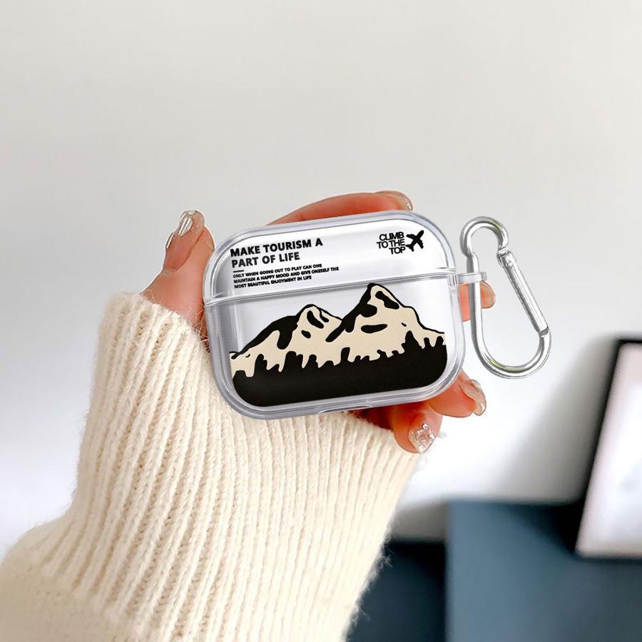 Landscape Airplane Art Clear Earphone Cases Cover Case For Airpods 4 1 3 2 Pro3 Pro2 Pro