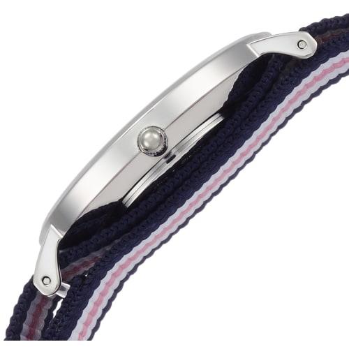 Daniel Wellington Classic Southampton Watch, White Dial, Nylon Strap, DW00100050