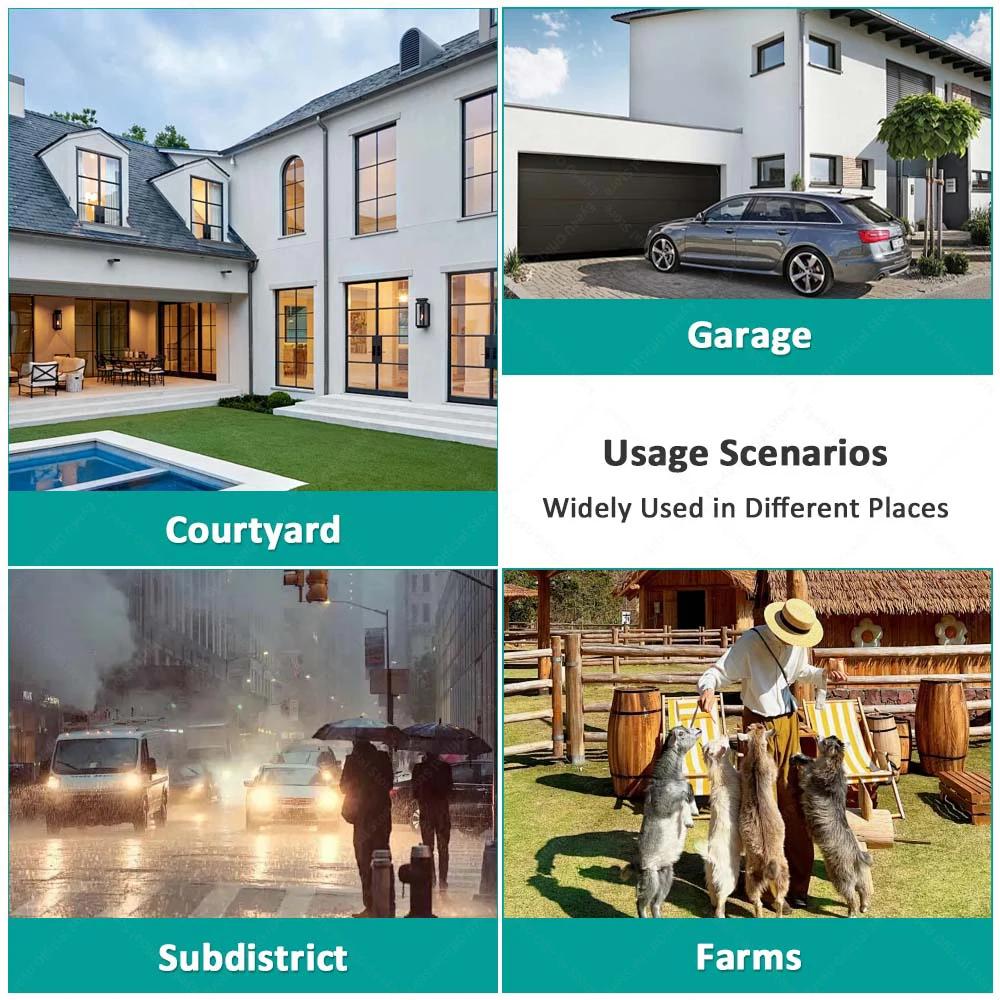 6K 12MP WiFi Surveillance 10X Zoom Three Screens Outdoor PTZ IP Camera Motion Tracking Security Protection 9MP Video Cams