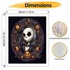 Disney Jack Skellington DIY Painting Kit Classic Style Home Decor Craft Gift Idea Halloween Pumpkin Frame Wall Art Canvas Painting Set 123