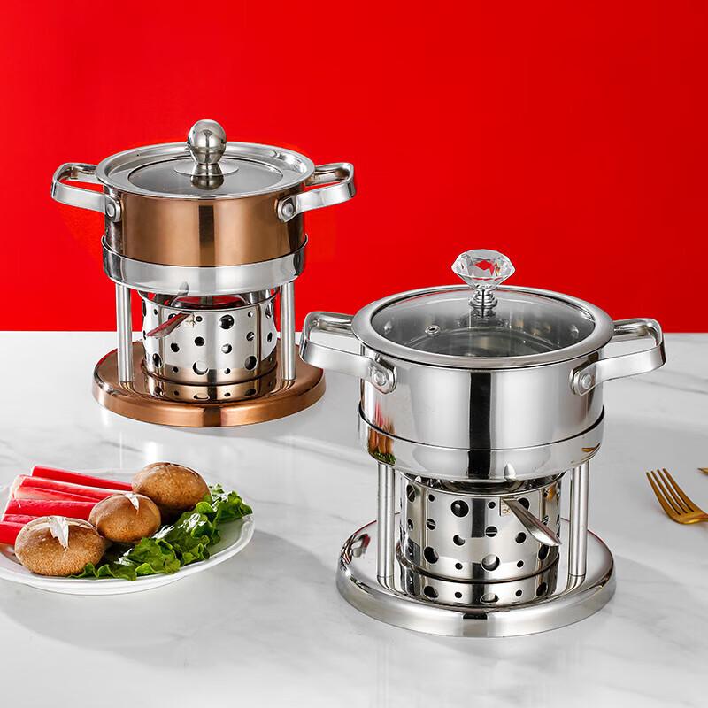 Mini Persönlicher Edelstahl Gas Hot Pot