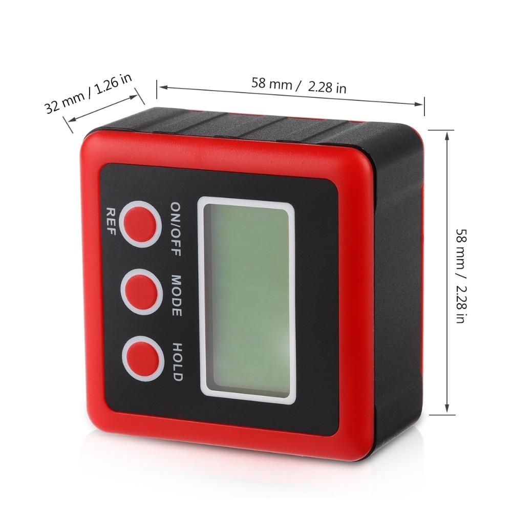 Digital Protractor Angle Gauge Precision Protractor Inclinometer Level Box Angle Finder Bevel Box
