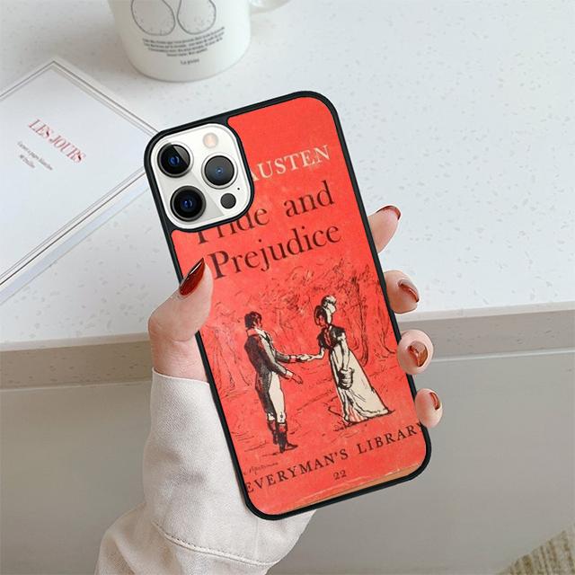 Cover Book Jane Austen Phone Case For iPhone 17 Air 14 15 16 16e 13 12 Max Cover For Apple 11 Pro Max Plus Coque