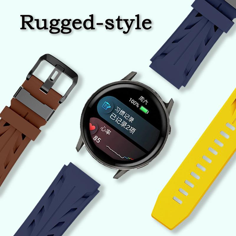 Bracelet en Silicone 22mm pour Garmin Venu 4 45mm Montre de Sport Compatible avec Garmin Venu3 Venu2 Forerunner 570(47mm)/265/255