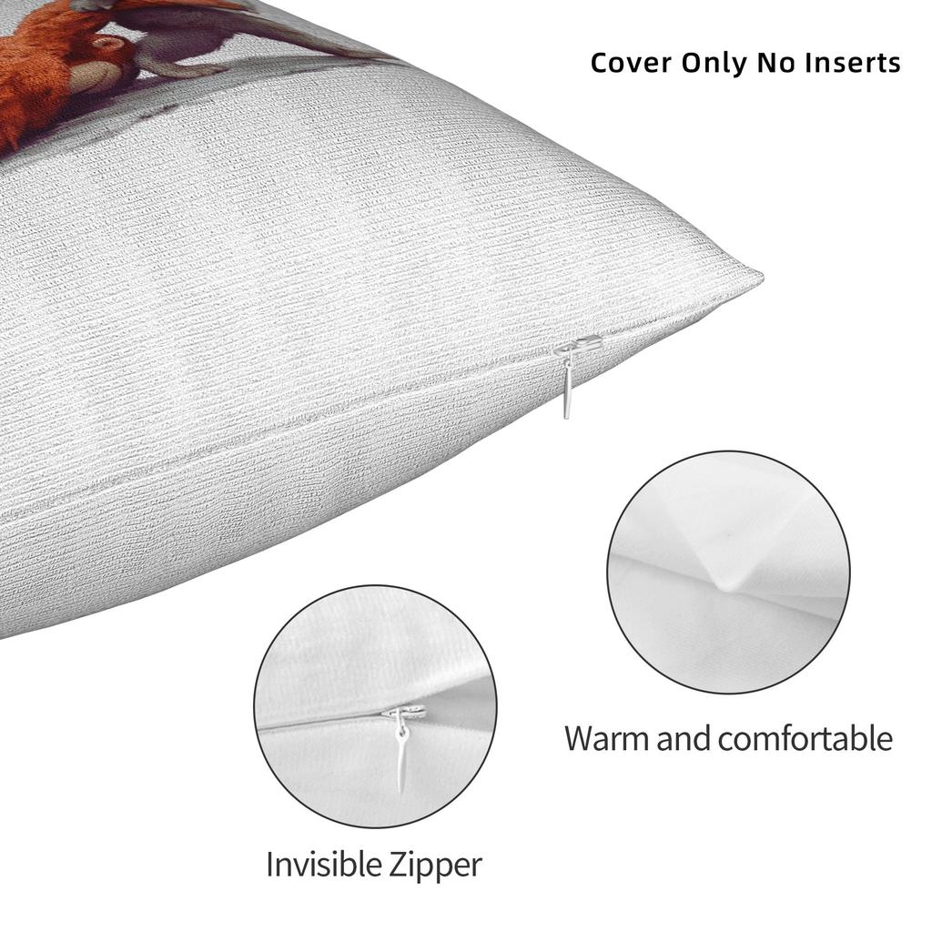 Monkey Punch Baby Graphic Little Punch Pillow Case Fashion Pillow Cover Comfy Pillowcases For Sofa Couch Bed Living Room
