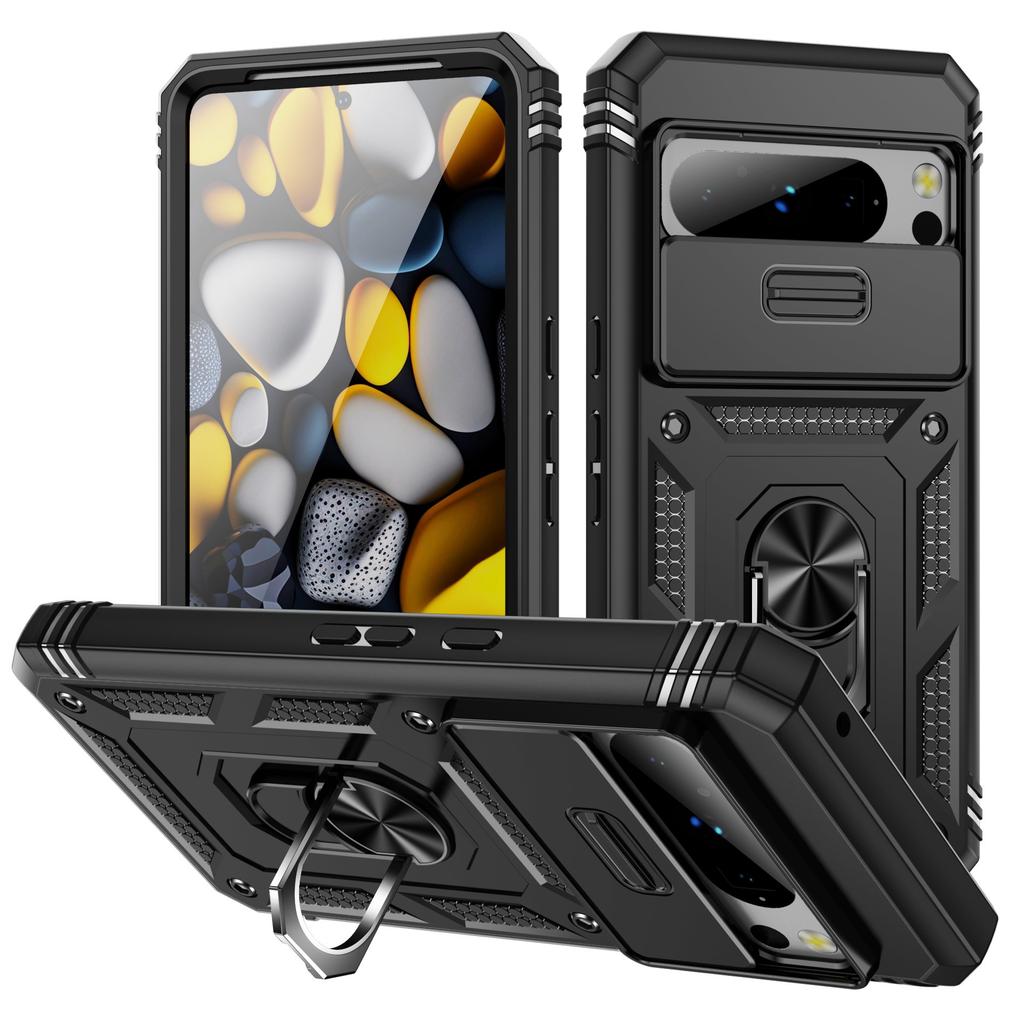 Applicable to Google Pixel10Pro mobile phone case second generation push window Pixel9Pro bracket Pixel8 protective case