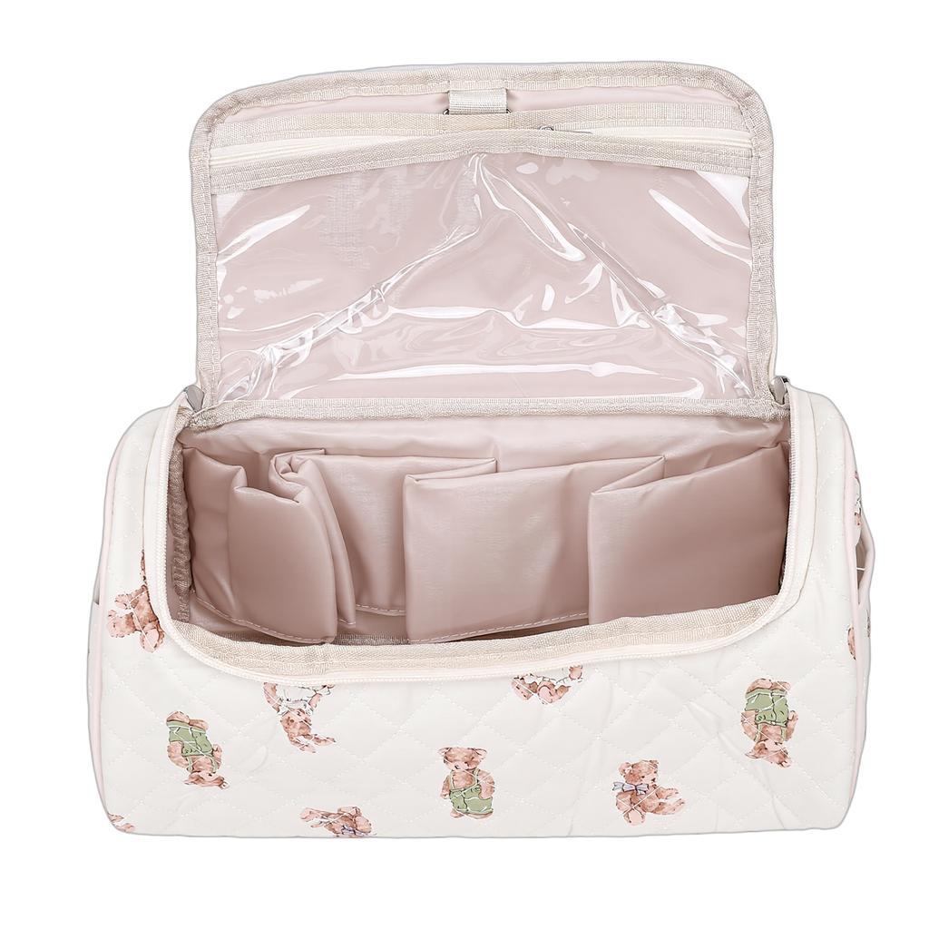 Hair Tools Travel Bag Shockproof Hair Dryer Accessories Storage Case with Metal Hanging Hook Large Capacity Organizer