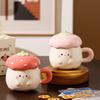 Strawberry Ceramic Cup - Stylish Afternoon Tea & Coffee Mug, Perfect Souvenir Gift for Her