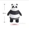 24cm Stojící Tři Kreslené Medvědi Plyšové Hračky Měkké Vyplněné Medvěd Grizzly Panda Lední Medvěd Panenky Figurky Dárky