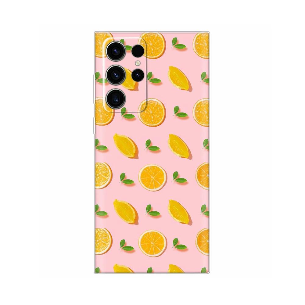 Case For Samsung Galaxy S24 Ultra Cute Heart Flower Cover Soft Silicone Case Protective Funda For Samsung S24 S24+ S 24 Plus Bag