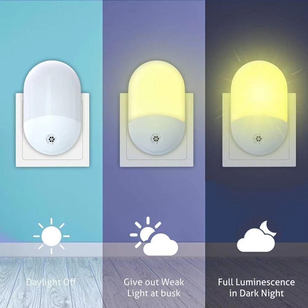 Gentle Illumination LED Plug-in Night Light LED Sensor Light Children Home Bedroom