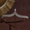 Crystal Rhinestone Rhinestone Tiara Alloy Material Princess Crown Wedding Bride Crown  Prom Event