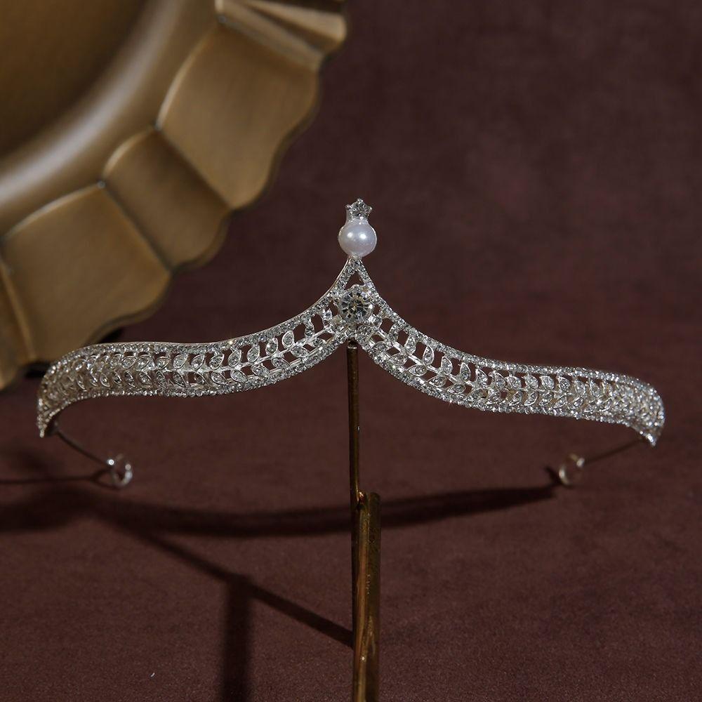 Crystal Rhinestone Rhinestone Tiara Alloy Material Princess Crown Wedding Bride Crown Prom Event