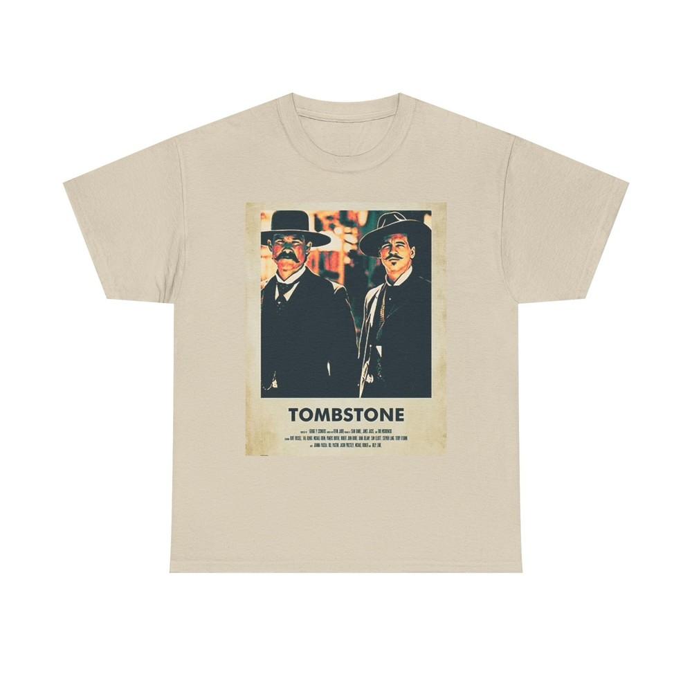 Tombstone Graphic T Shirt Vintage Movie Poster Retro Unisex Heavy Cotton Tee Unisex T-Shirt S