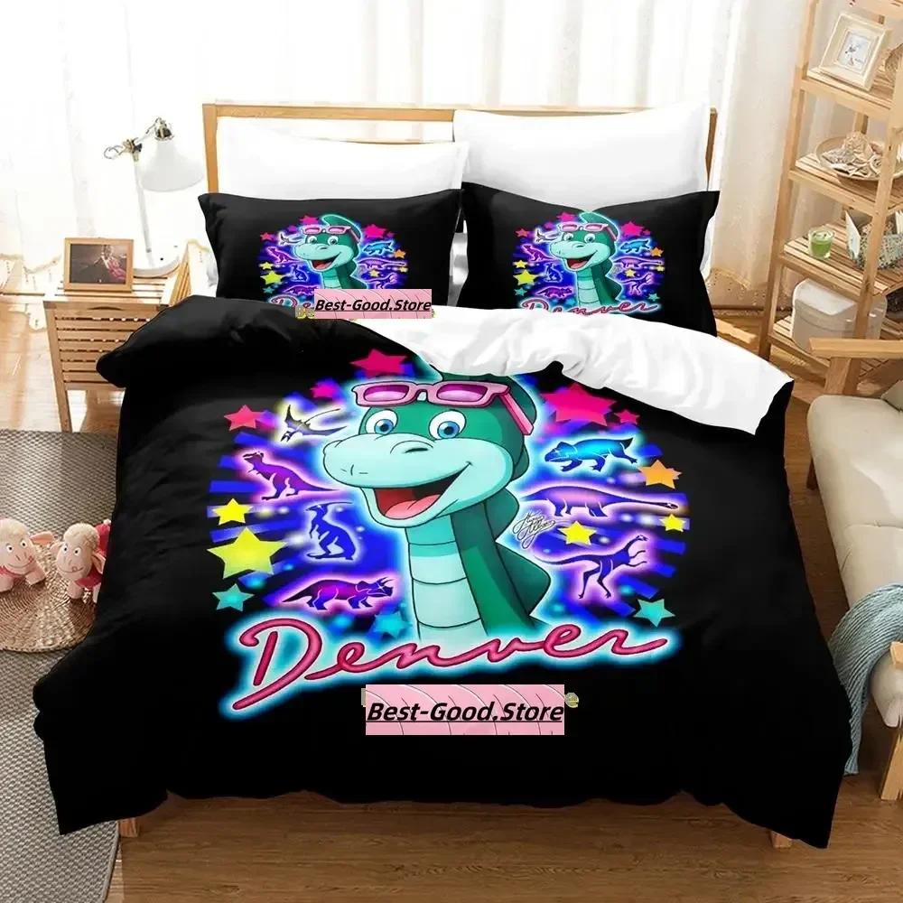 

New Denver the Last Dinosaur Jeremy Beding Set Single Twin Ful Quen King-Sized Dimensionsd Dimensions Bed Linen Set Adult People Kid Bedrom Duvetcover 100*200cm Single