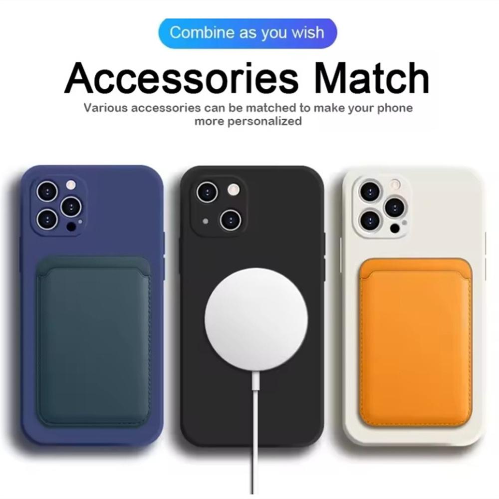 Silikonowe etui Magsafe do ładowania bezprzewodowego, matowe, dla iPhone 16 15 14 13 12 11 Pro Max 14 15 16 Plus, wysokiej jakości, płynne, tylna okładka