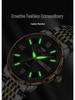 Butterfly Clasp Men's Ultra-Thin Luminous Stainless Steel Dual Calendar Waterproof Quartz Watch