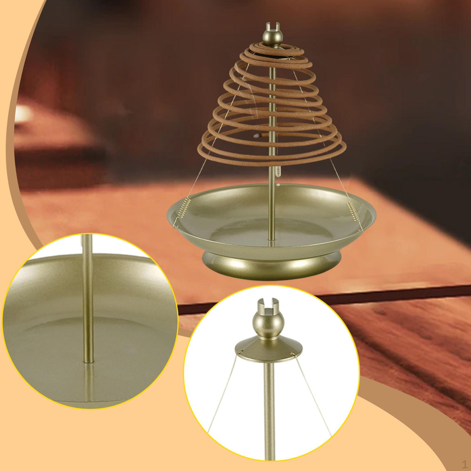 

Incense Burner Ash Catcher Traditional Multipurpose Upgrade Holder Stand for Meditation Home