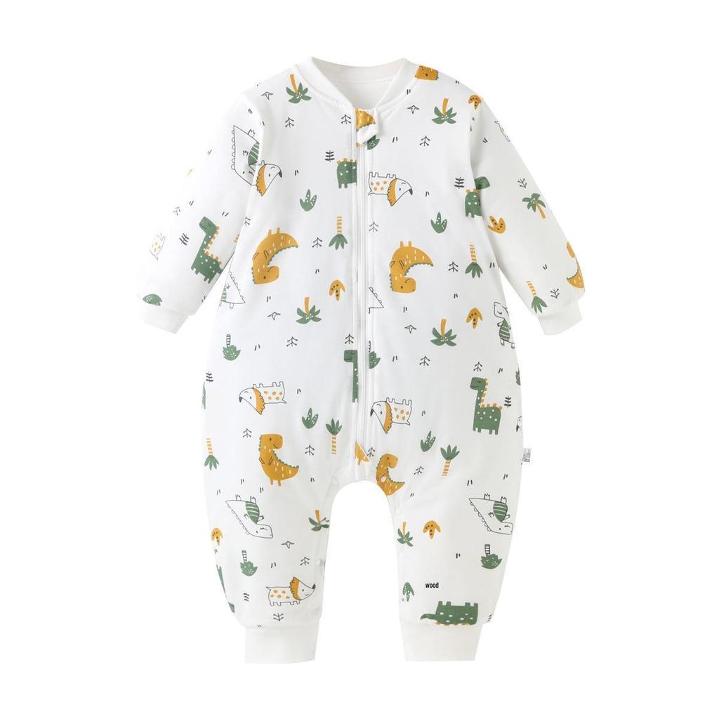 2025 A/W Baby Anti-Kick Pure Cotton Sleep Bag - Thick, Warm, Split-Leg Pajamas